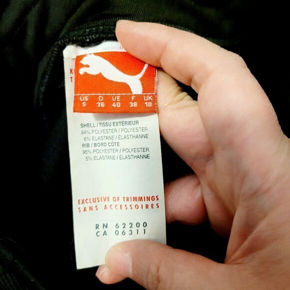 2/$20 Y2K Puma Black Skinny Sweatpants Size: Small - Picture 6 of 6